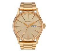 Nixon Sentry SS Armbanduhr Männlich Quarz Gold