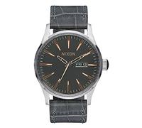 Nixon Herren-Armbanduhr Sentry Leather Analog Quarz Leder A1052145-00