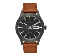 Nixon Unisex Analog Japanisches Quarzwerk Uhr mit Leder Armband A1347-131-00