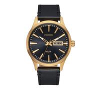 Nixon Unisex Analog Japanisches Quarzwerk Uhr mit Leder Armband A1347-510-00