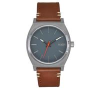 Nixon Herren Armbanduhr Time Teller Leather mit Armband aus Leder, Wasserdichtigkeit: 10 Bar Gehäusedurchmesser: 37,00 mm, A1373-5195-00