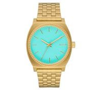 Nixon Herren Armbanduhr TIME Teller mit goldfarbigem Edelstahlarmband, 10 Bar, Gehäusedurchmesser: 37 mm, A045-5345-00