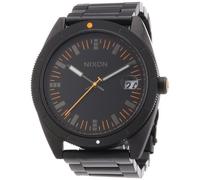 Nixon Herren-Armbanduhr XL A359577-00, "The Rover SS All Black/Orange", Analog Quarz Edelstahl