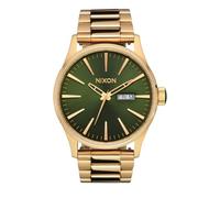 Nixon Sentry SS Armbanduhr Männlich Quarz Gold