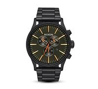 Nixon Herren Chronograph Quarz Uhr mit Edelstahl beschichtet Armband A3861032-00