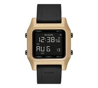 Nixon Herren Digital Chinesische Automatik Uhr mit Kunststoff Armband A1282-010-00, Schwarz