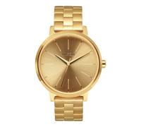 NIXON Kensington A099 Damen-Armbanduhr, wasserfest, 37 mm Zifferblatt, 16 mm Edelstahl-Armband, 100 m, Goldfarben, Einheitsgröße, Kensington