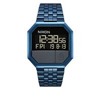 Nixon Re Run Herren Uhr Digital Edelstahl Blau 38,5mm, Wasserdichtigkeit: 3 Bar, A158-300-00