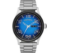 Nixon The Sentry Stainless Steel Uhr fisheye / silver / polar blue Gr. Uni