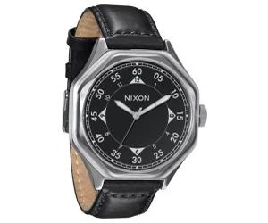 Nixon The Falcon Leather Black Herrenuhr (A196000)