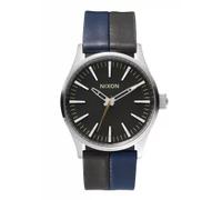 Nixon The Sentry 38 Leather Black / Navy / Black (A3771938)