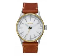 Nixon The Sentry 38 Leather Gold / Cream / Tan (A3772548)