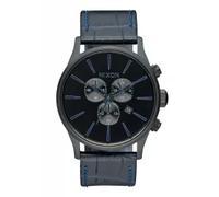 Nixon The Sentry Chrono Leather Navy Gator (A4052153)