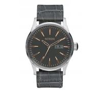 Nixon The Sentry Leather Gray Gator (A1052145)