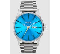 Nixon The Sentry Stainless Steel Uhr silver / byron blue ombre Gr. Uni