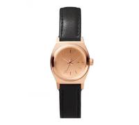 Nixon The Small Time Teller Leather All Rose Gold / Black (A5091932)