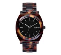 Nixon Time Teller Acetate Damenuhr Analog Quarz mit Acetat Armband Tortoise