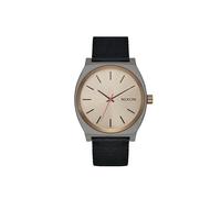 Nixon Time Teller Unisex Uhr in der Farbe Schwarz mit Armband aus Nylon, Wasserdichtigkeit: 10 bar, Gehäusedurchmesser: 43,00 mm, A1396-5239-00