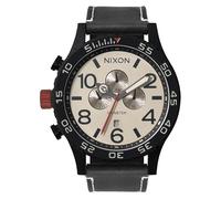 Nixon Unisex Analog Japanisches Quarzwerk Uhr mit Leder Armband A1392-5238-00