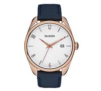 Nixon Unisex-Armbanduhr Bullet Leather Analog Quarz Leder A4732160-00