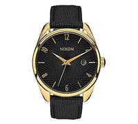 Nixon Unisex-Armbanduhr Bullet Leather Analog Quarz Leder A473513-00