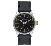Nixon Unisex-Armbanduhr Sentry 38 Analog Quarz Leder A377-2222-00