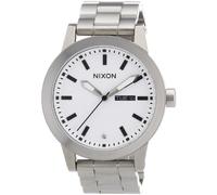 Nixon Unisex-Armbanduhr The Spur White Analog Quarz Edelstahl A263100-00