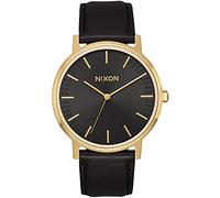 Nixon Unisex Erwachsene Analog Quarz Uhr mit Leder Armband A1199-1031-00