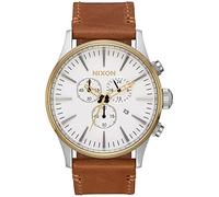 Nixon Unisex Erwachsene Armbanduhr Chronograph Quarz Leder A405-2548-00