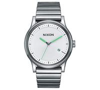 Nixon Unisex Erwachsene Digital Uhr mit Edelstahl Armband A1160-100-00