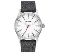 Nixon Unisex Erwachsene Digital Uhr mit Leder Armband A377-2476-00