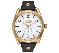 Nixon Unisex Erwachsene Digital Uhr mit Leder Armband A459-2498-00