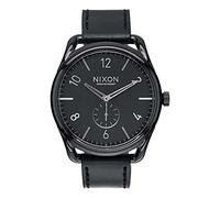 Nixon Unisex Erwachsene Digital Uhr mit Leder Armband A465-000-00