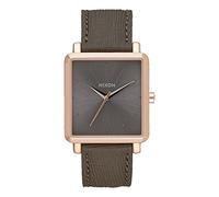 Nixon Unisex Erwachsene Digital Uhr mit Leder Armband A472-2214-00