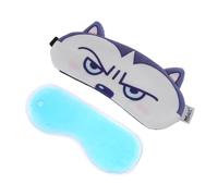 NIYANGLE 1stück Cartoon Augenmaske Mit Warm Und Kaltkompresse Praktische Schlafmaske Für Müde Augen Für Zuhause Büro Und Augenringe