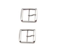 NIYANGLE 2 Stück Edelstahl Uhrenschließe für Uhrenarmband Einfache Installation Robust und Leicht zu Brechen Silberfarbener Verschluss für Damen und Herren