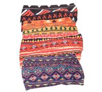 NIYANGLE 4stücke Afrikanische Stirnbänder für Damen Dünne Haarbänder mit Knoten Modische Stirnbänder für Yoga und Sport Praktische Haarbänder aus Elastischem Material