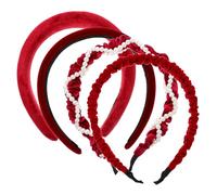 NIYANGLE 4stücke Breites Damen-stirnband Aus Geschmeidigem Material Vielseitig Für Kurzes Glattes Lockiges Oder Welliges Haar Geeignet Haarband Zum Gesichtwaschen Und Styling Praktisches Ac