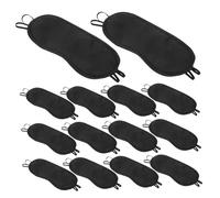 NIYANGLE 50stücke Schlafmaske Aus Seide Mit Elastischen Bändern Schwarze Einweg-augenmaske Für Reisen Verdunkelungs-schlafmaske Zum Schlafen Augenschutz Für Flugzeuge Und Büros