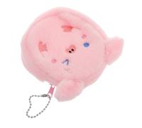 NIYANGLE Cute Pig Plush Coin Purse Multifunktionale Tier-geldbörse Für Mini Cartoon Handtasche Praktische Aufbewahrung Für Münzen Und Kopfhörer Süßer Schlüsselanhänger Für Alltag