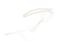 NIYANGLE Eleganter Perlenschärpengürtel für Damenkleider aus Kunststoff mit Leichter Komfortabler Passform für Braut und Party