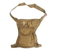 NIYANGLE Outdoor Trainings Beintasche aus Oxford Stoff mit Verstellbarem Beinumfang Robuste Taktische Hüfttasche für Camping und Reisen