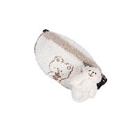 NIYANGLE Plüschige Gürteltasche mit Bärenmuster aus Weichem Material Mädchen Bauchtasche für Alltag und Reisen Kleine Aufbewahrungstasche für Damen