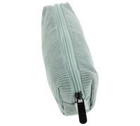 NIYANGLE Retro Federmäppchen aus Polyester mit Großem Stauraum und Weichem Griff Marker Organizer Etui für Schule und Büro in Grün Elegantes Reise Federmäppchen