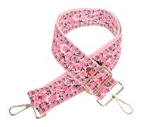 NIYANGLE Verstellbarer Breiter Umhängetaschen Gurt mit Dekorativer Stickerei Ersatz tragegurt für Handtaschen Crossbody Schultertaschen Komfortabel Leicht Vielseitig Einsetzbar