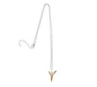 NIYANGLE Vintage Haifischzahn Halskette mit Silberner Kette Handgefertigter Fossiler Haizahn Anhänger Stilvolles Herren Jungen Schmuckstück für Strand und Alltag