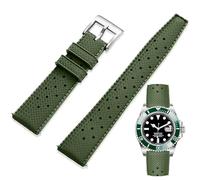 Niziruoup 22mm Uhrenarmbänder Tropical Style Fluorkautschuk Armband mit Schnellverschluss Wasserdichte Weiche Langlebig FKM Gummi Uhrenarmband Quick Release Ersatzarmbänder, Uhr, Gummi