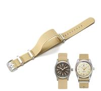 Niziruoup Uhrenarmbänder Elastisches Nylon Französischer Fallschirm NATO Nylon Einteiliges Militärersatzband für Männer Frauen Gebürsteter Edelstahl Schnalle Uhrenarmband 18mm 20mm 22mm