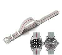 Niziruoup Uhrenarmbänder Elastisches Nylon Französischer Fallschirm NATO Nylon Einteiliges Militärersatzband für Männer Frauen Gebürsteter Edelstahl Schnalle Uhrenarmband 18mm 20mm 22mm