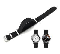 Niziruoup Uhrenarmbänder Elastisches Nylon Französischer Fallschirm NATO Nylon Einteiliges Militärersatzband für Männer Frauen Gebürsteter Edelstahl Schnalle Uhrenarmband 18mm 20mm 22mm